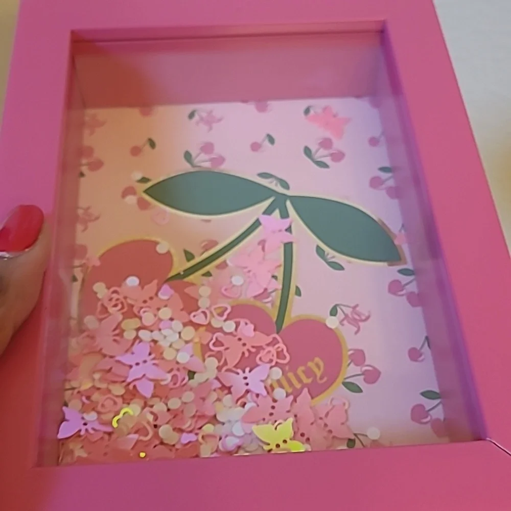 Pink Cherry Shadow Box Frame